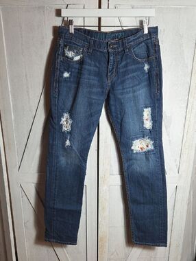 Cruel Denim Distressed Straight Leg Jeans Size 5